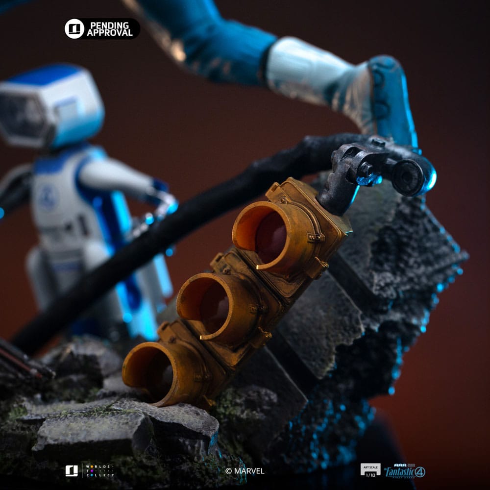 🧪 LAB | SU ORDINAZIONE Fantastic Four Art Scale Statue 1/10 Mr. Fantastic and H.E.R.B.I.E 26 cm