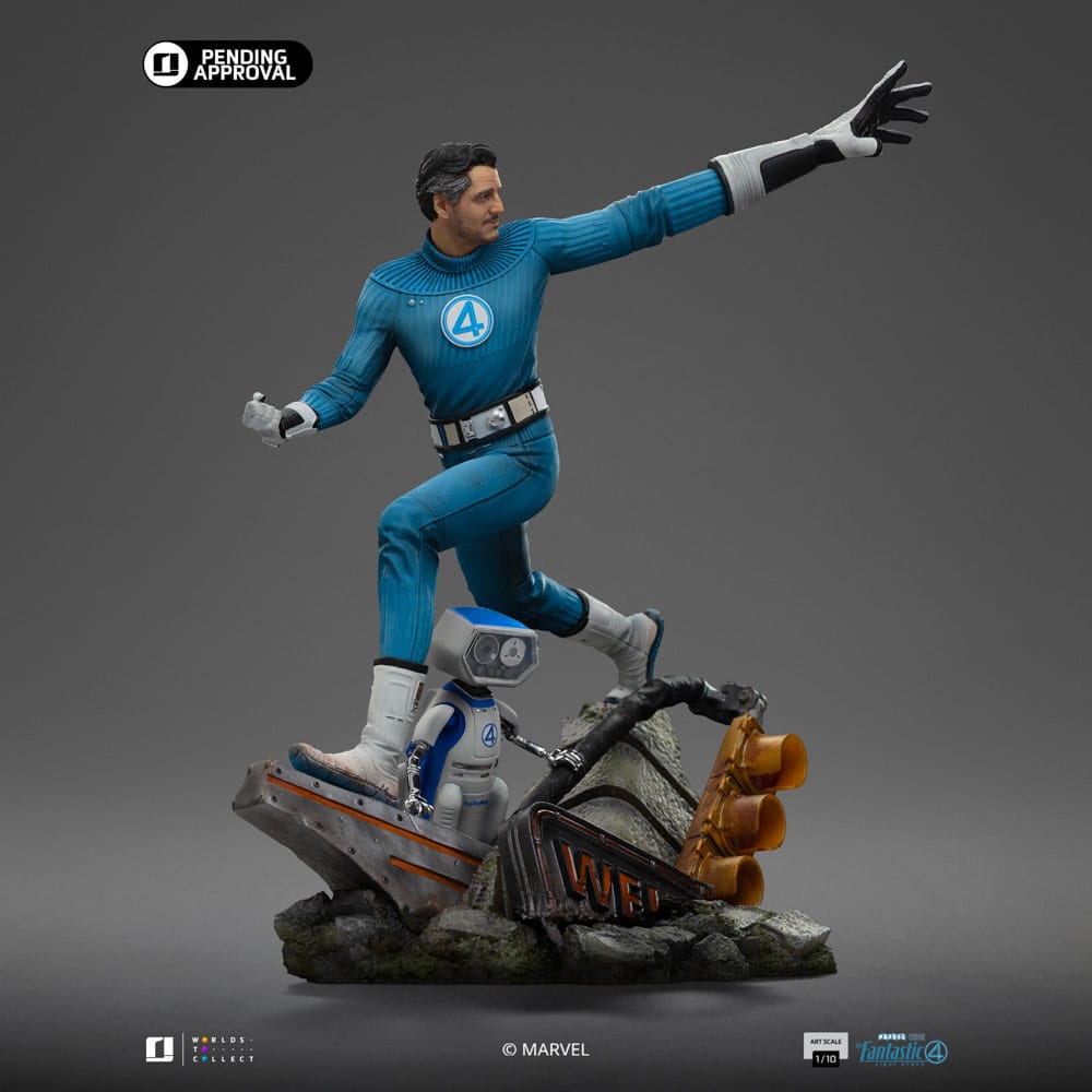 🧪 LAB | SU ORDINAZIONE Fantastic Four Art Scale Statue 1/10 Mr. Fantastic and H.E.R.B.I.E 26 cm