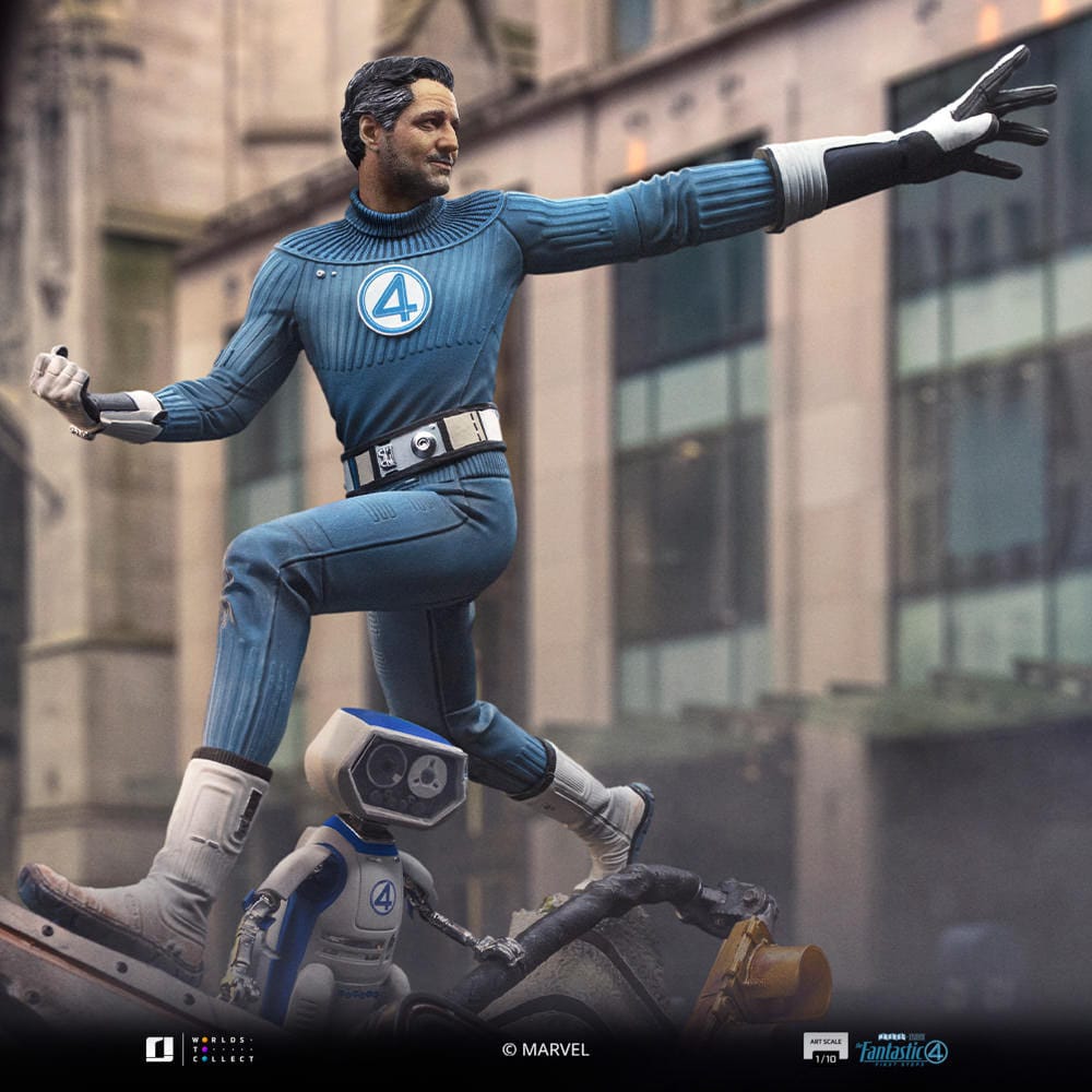 🧪 LAB | SU ORDINAZIONE Fantastic Four Art Scale Statue 1/10 Mr. Fantastic and H.E.R.B.I.E 26 cm