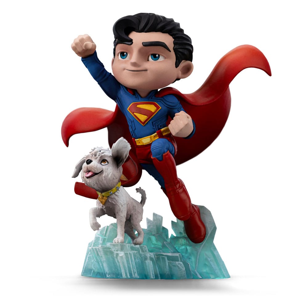 🧪 LAB | SU ORDINAZIONE Superman Legacy Mini Co. PVC Figure Superman & Krypto 17 cm