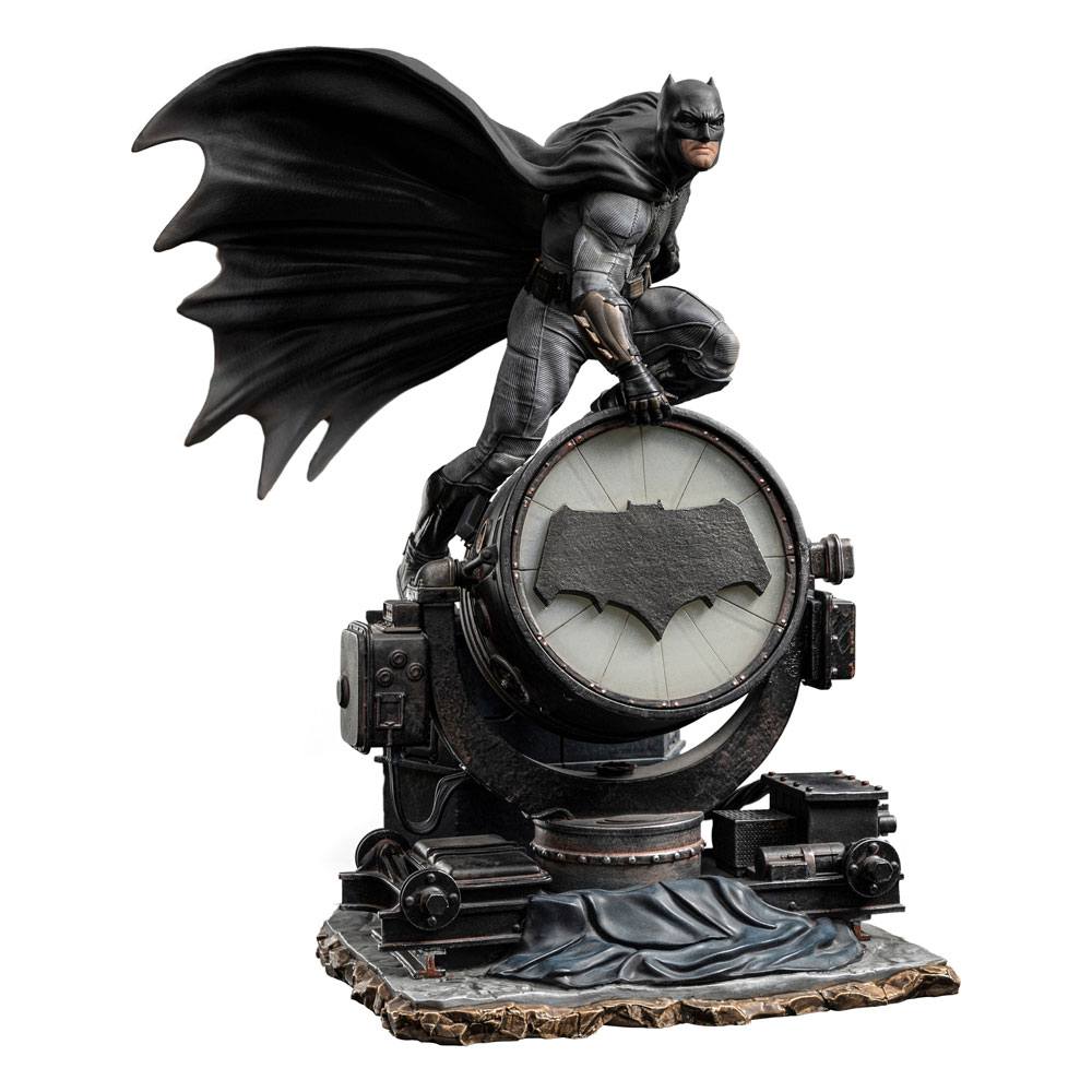 AUF BESTELLUNG Zack Snyder's Justice League Deluxe Art Scale Statue 1/10 Batman auf Batsignal 28 cm