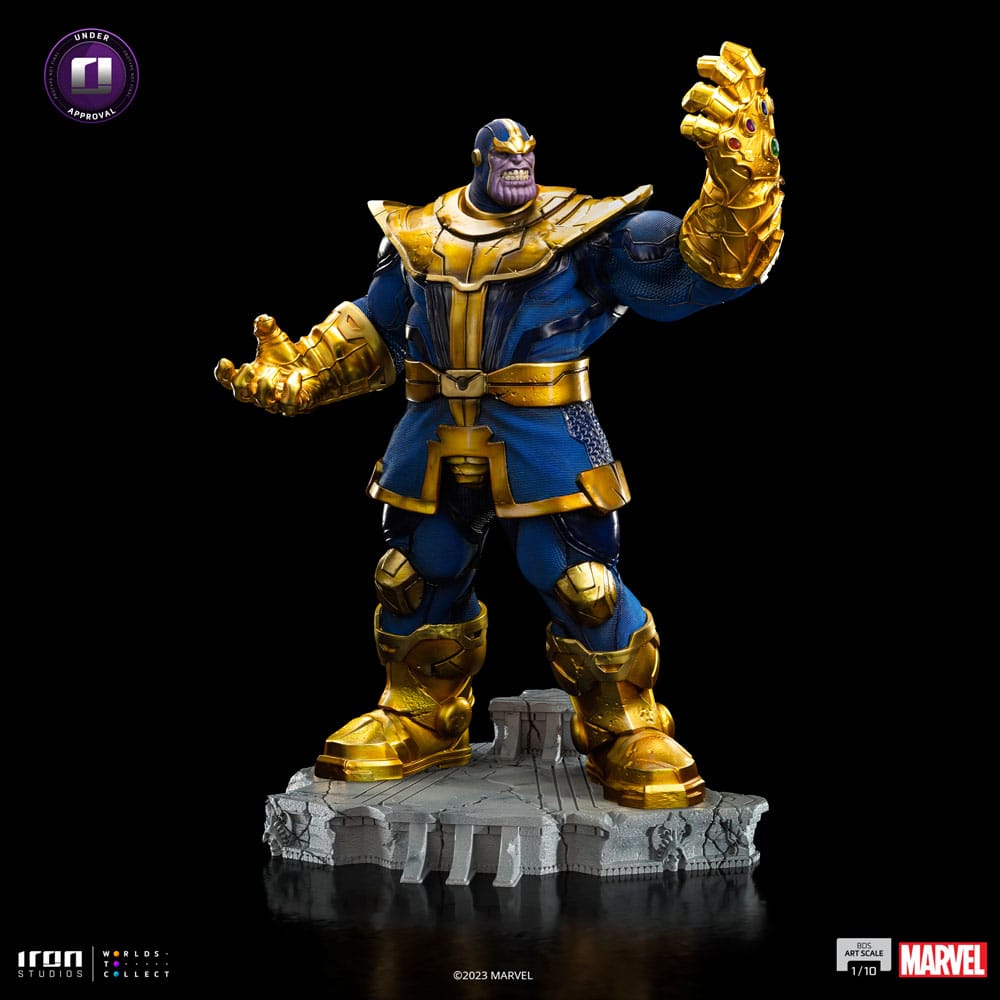 PREORDINE ESAURITO Marvel BDS Art Scale Statue 1/10 Thanos Infinity Gaunlet Diorama 30 cm