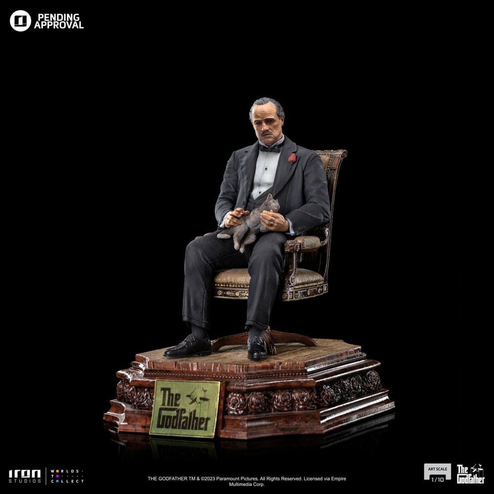 🧪 LAB | PREORDINE+ 01/2027 The Godfather Scale Statue 1/10 Don Vito Corelione 19 cm
