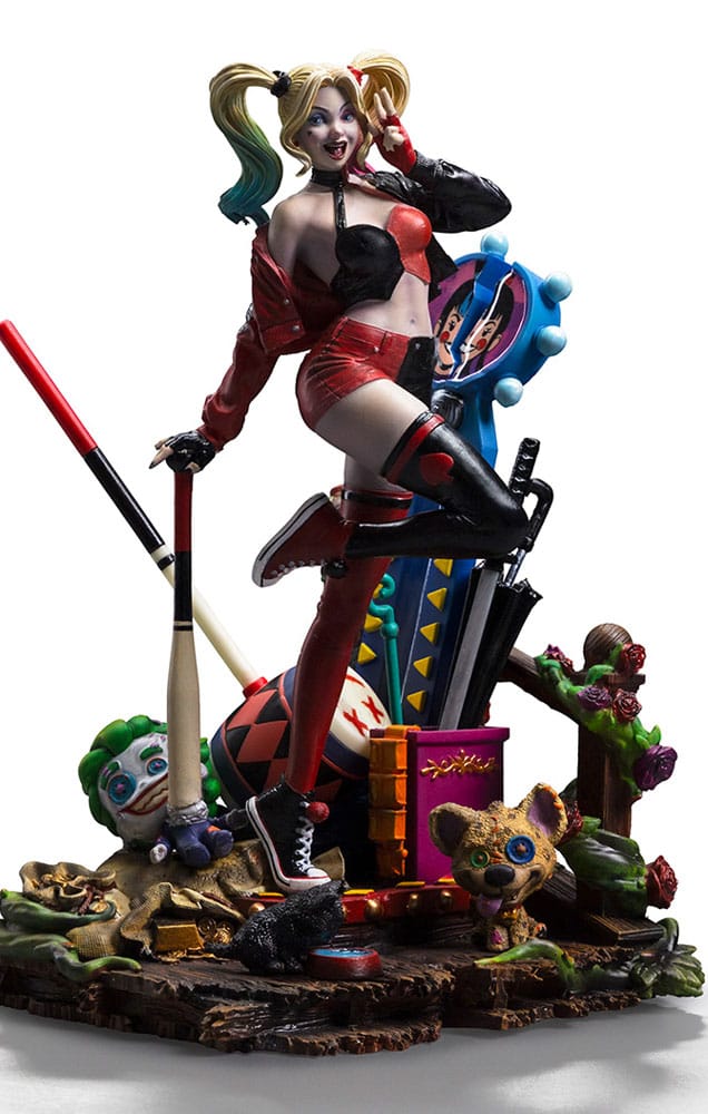 SU ORDINAZIONE DC Comics Deluxe Art Scale Statue 1/10 Harley Quinn (Gotham City Sirens) 22 cm