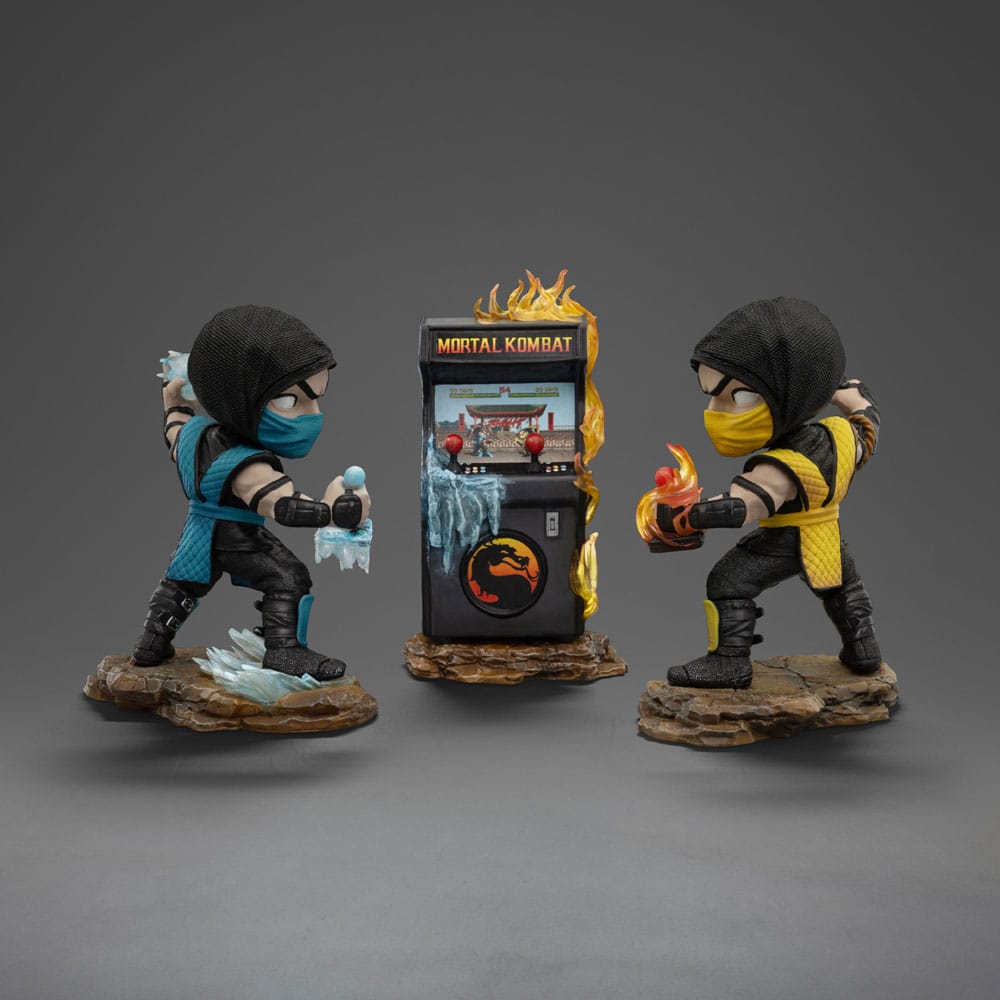 🧪 LAB | SU ORDINAZIONE Mortal Kombat Mini Co. PVC Figures Scorpion vs. Subzero Arcade Set 15 cm