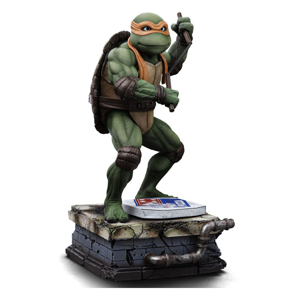 SU ORDINAZIONE Teenage Mutant Ninja Turtles Art Scale Statue 1/10 Michelangelo 19 cm