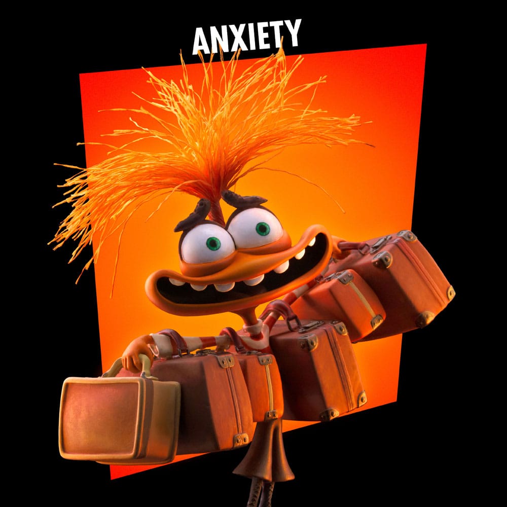 🧪 LAB | SU ORDINAZIONE Inside Out 2 Art Scale Statue 1/10Anxiety 18 cm