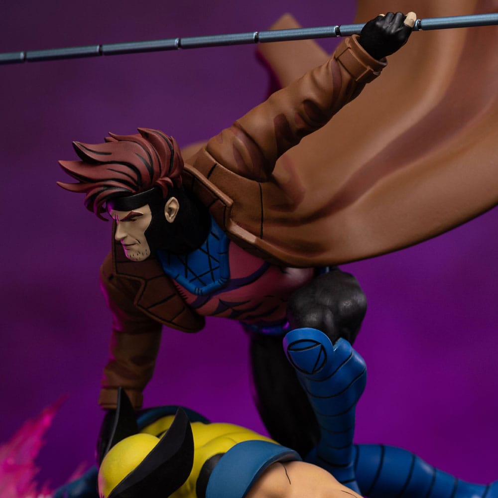 PREORDINE 09/2025 Marvel Deluxe Art Scale Statue 1/10 X-Men´97 Gambit & Wolverine 29 cm (PREORDINE NON CANCELLABILE)