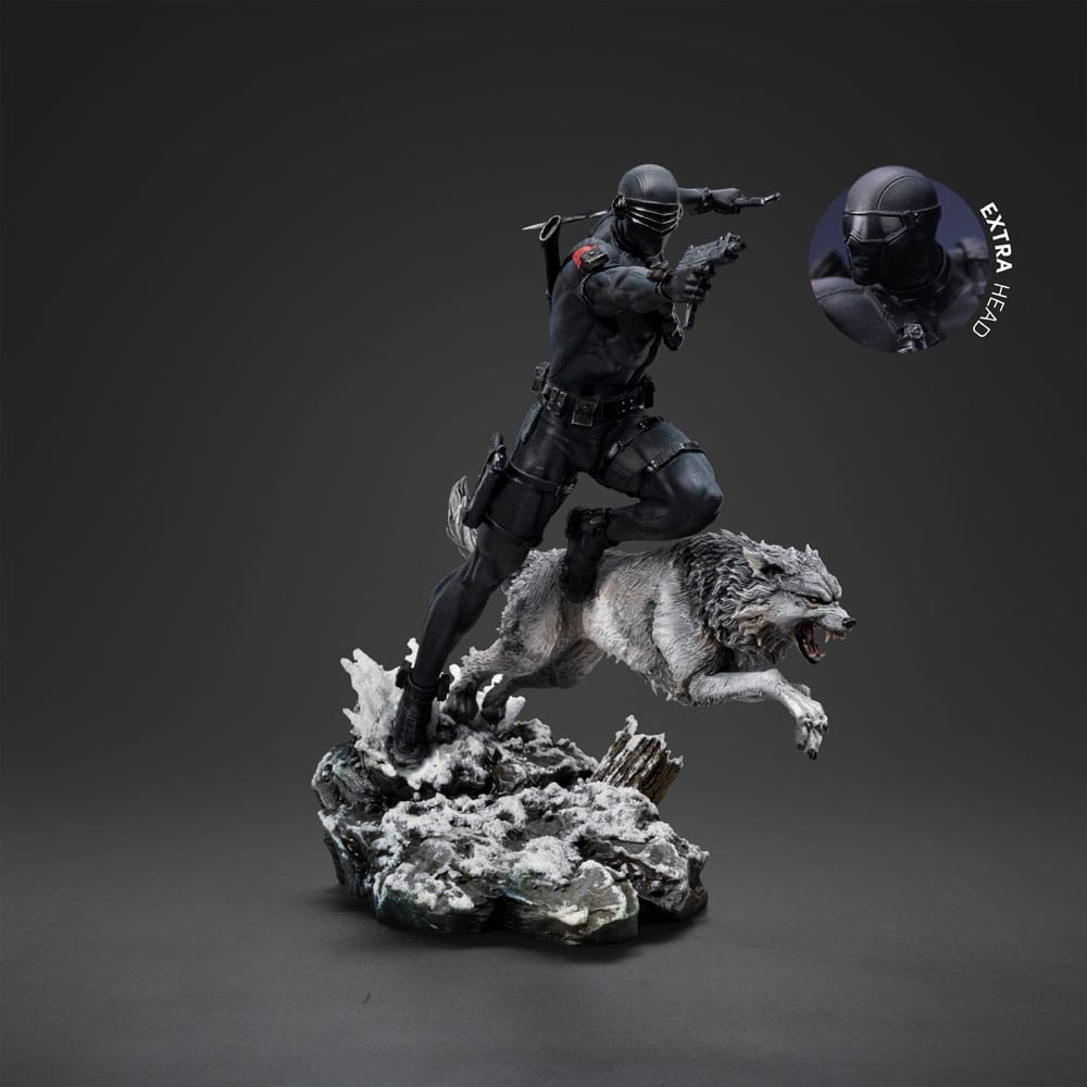 🧪 LAB | SU ORDINAZIONE GI Joe Art Scale Statue 1/10 Snake Eyes 23 cm