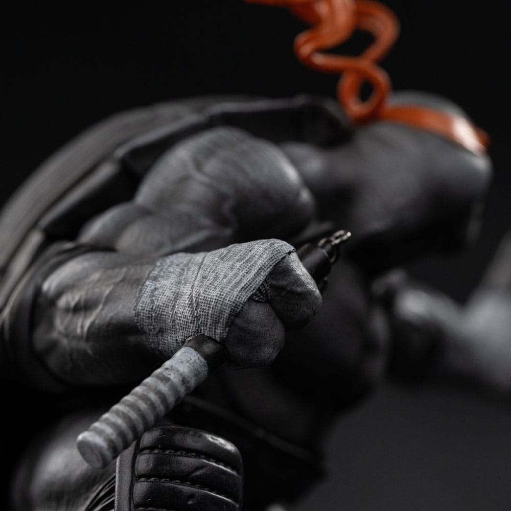 🧪 LAB | SU ORDINAZIONE Teenage Mutant Ninja Turtles Art Scale Statue 1/10 Michelangelo Black and White Variant 26 cm heo exclusive