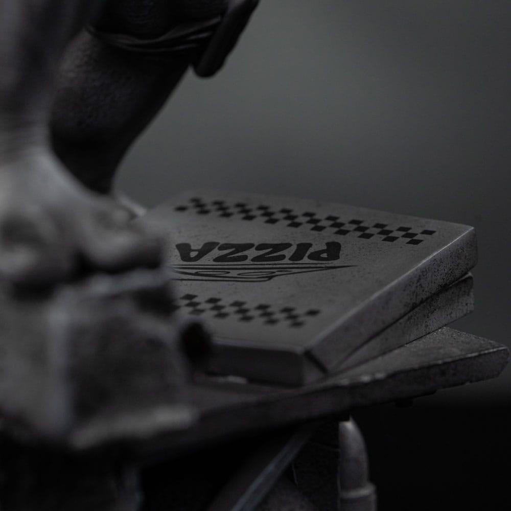 🧪 LAB | SU ORDINAZIONE Teenage Mutant Ninja Turtles Art Scale Statue 1/10 Michelangelo Black and White Variant 26 cm heo exclusive