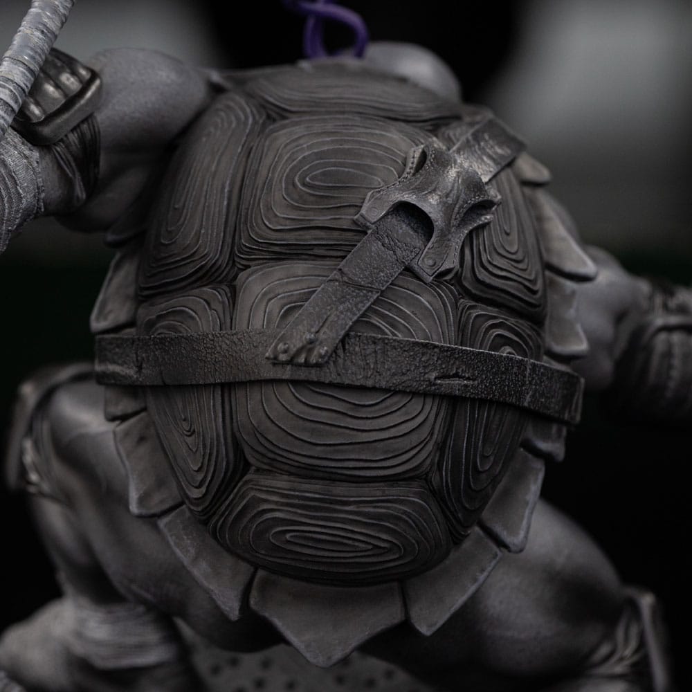 🧪 LAB | SU ORDINAZIONE Teenage Mutant Ninja Turtles Art Scale Statue 1/10 Donatello Black and White Variant 26 cm heo exclusive