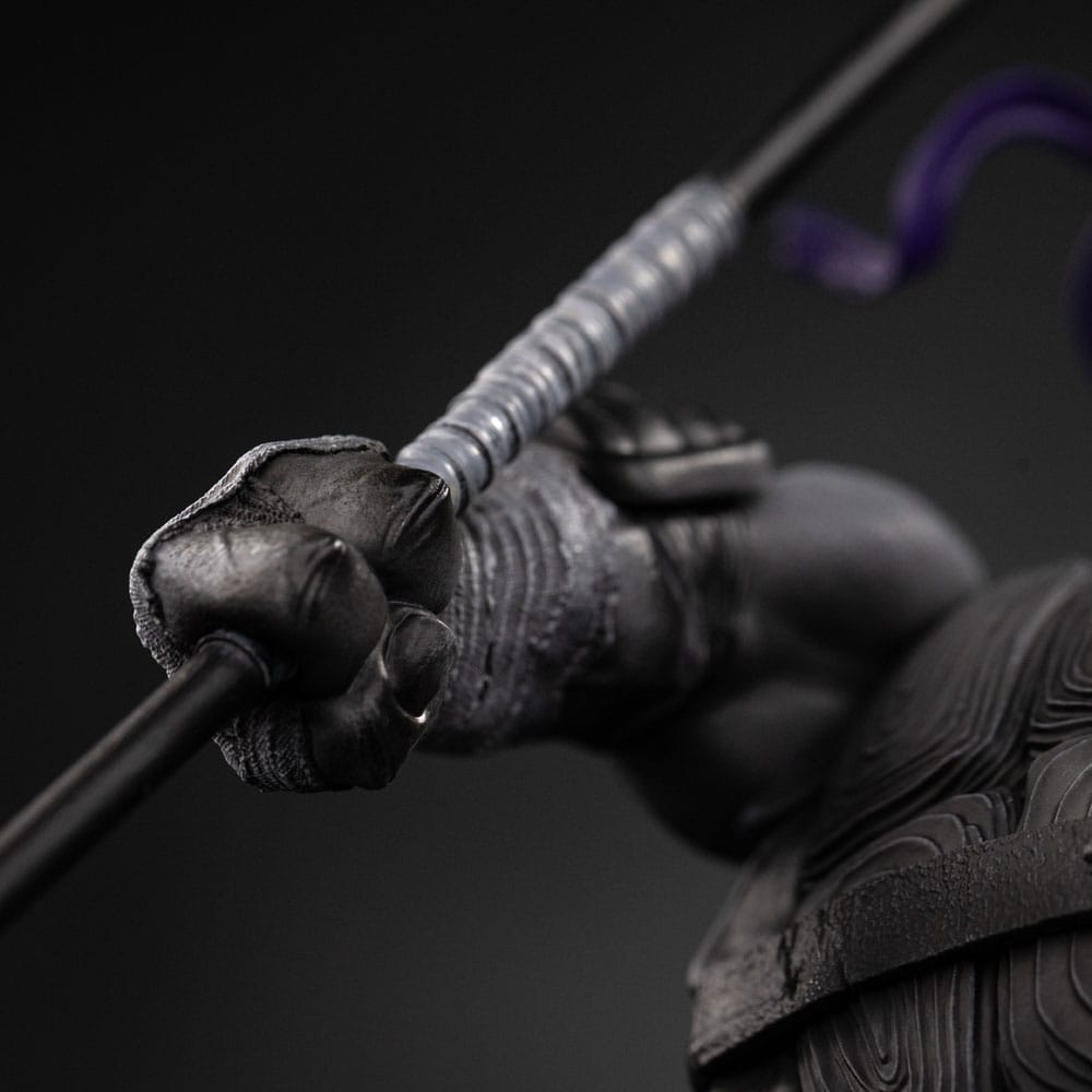 🧪 LAB | SU ORDINAZIONE Teenage Mutant Ninja Turtles Art Scale Statue 1/10 Donatello Black and White Variant 26 cm heo exclusive