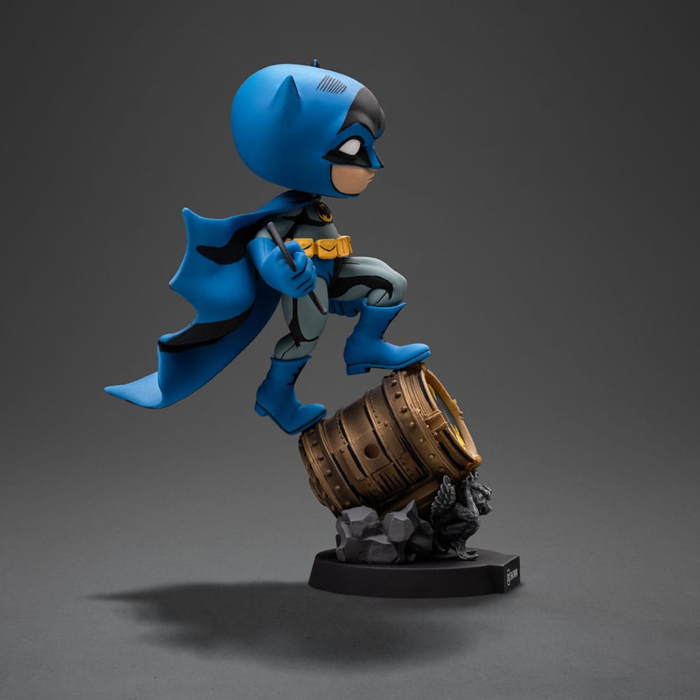 🧪 LAB | SU ORDINAZIONE Batman Mini Co. PVC Figure Batman on Bat-Signal (Blue Variant) 15 cm