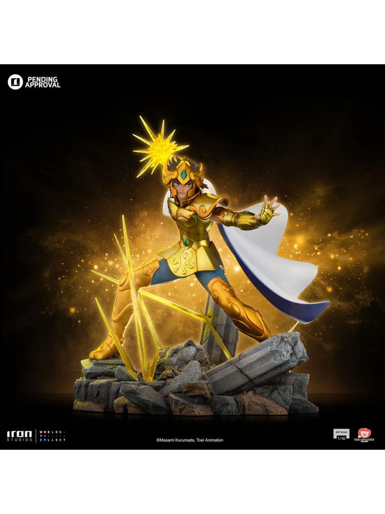 PREORDINE 12/2025 Saint Seiya Art Scale Statue 1/10 Leo Aiolia 24 cm (PREORDINE NON CANCELLABILE)