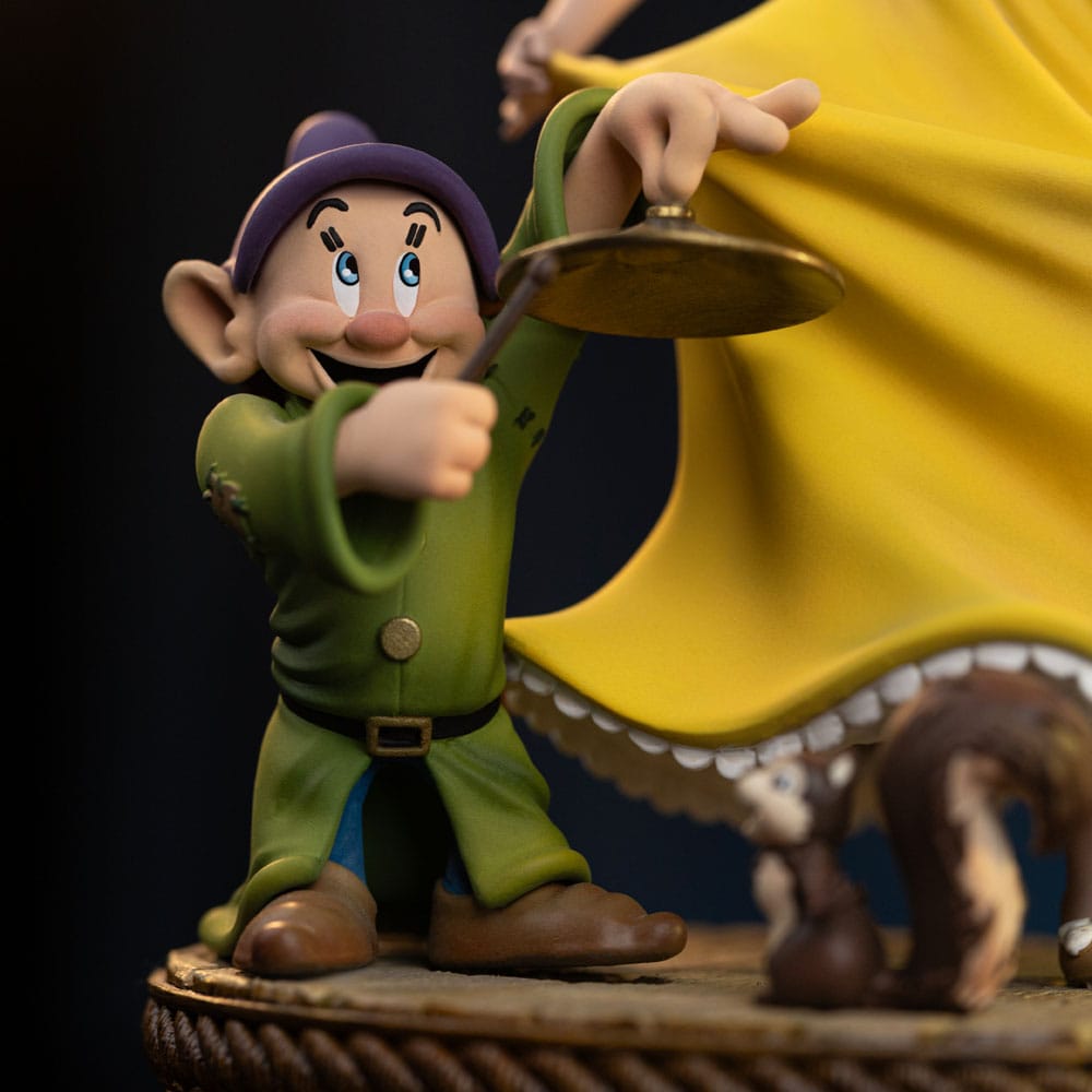 🧪 LAB | SU ORDINAZIONE Snow White and the Seven Dwarves Art Scale Statue 1/10 Snow White and Dopey 21 cm