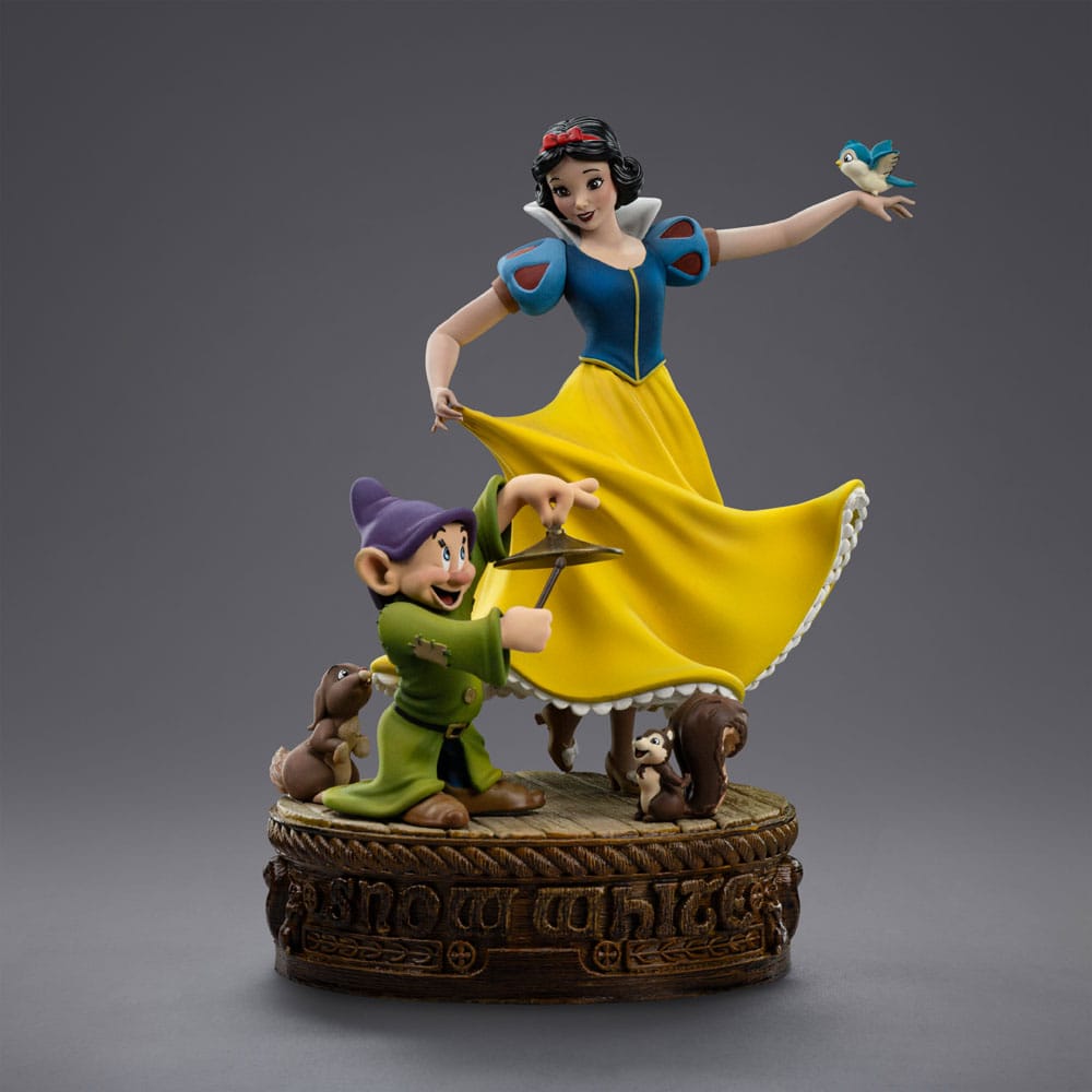 🧪 LAB | SU ORDINAZIONE Snow White and the Seven Dwarves Art Scale Statue 1/10 Snow White and Dopey 21 cm