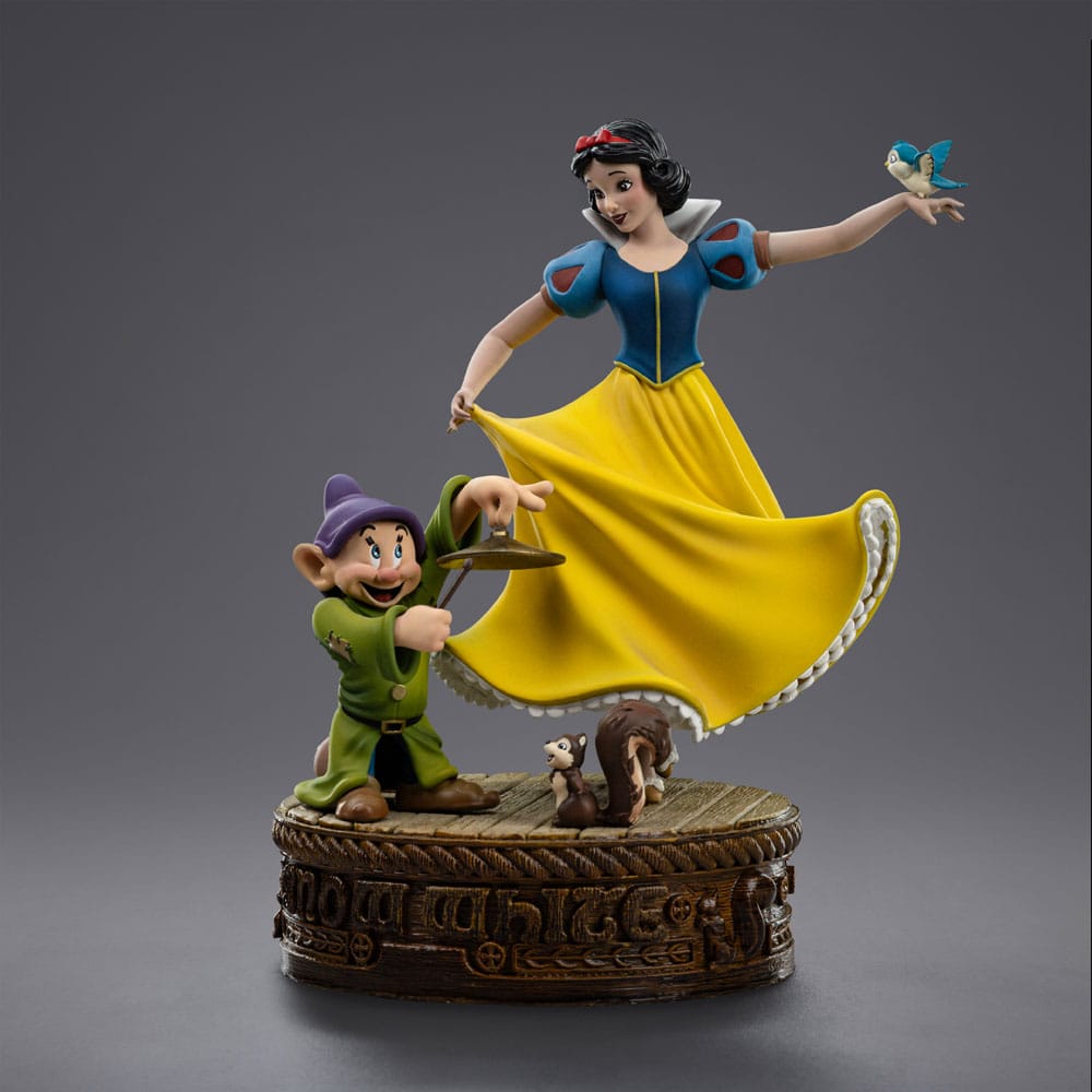🧪 LAB | SU ORDINAZIONE Snow White and the Seven Dwarves Art Scale Statue 1/10 Snow White and Dopey 21 cm