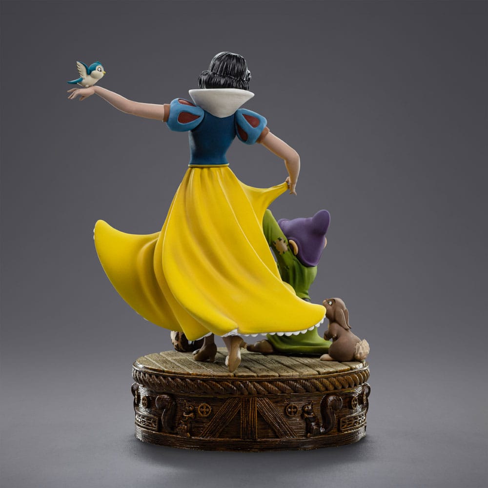 🧪 LAB | SU ORDINAZIONE Snow White and the Seven Dwarves Art Scale Statue 1/10 Snow White and Dopey 21 cm