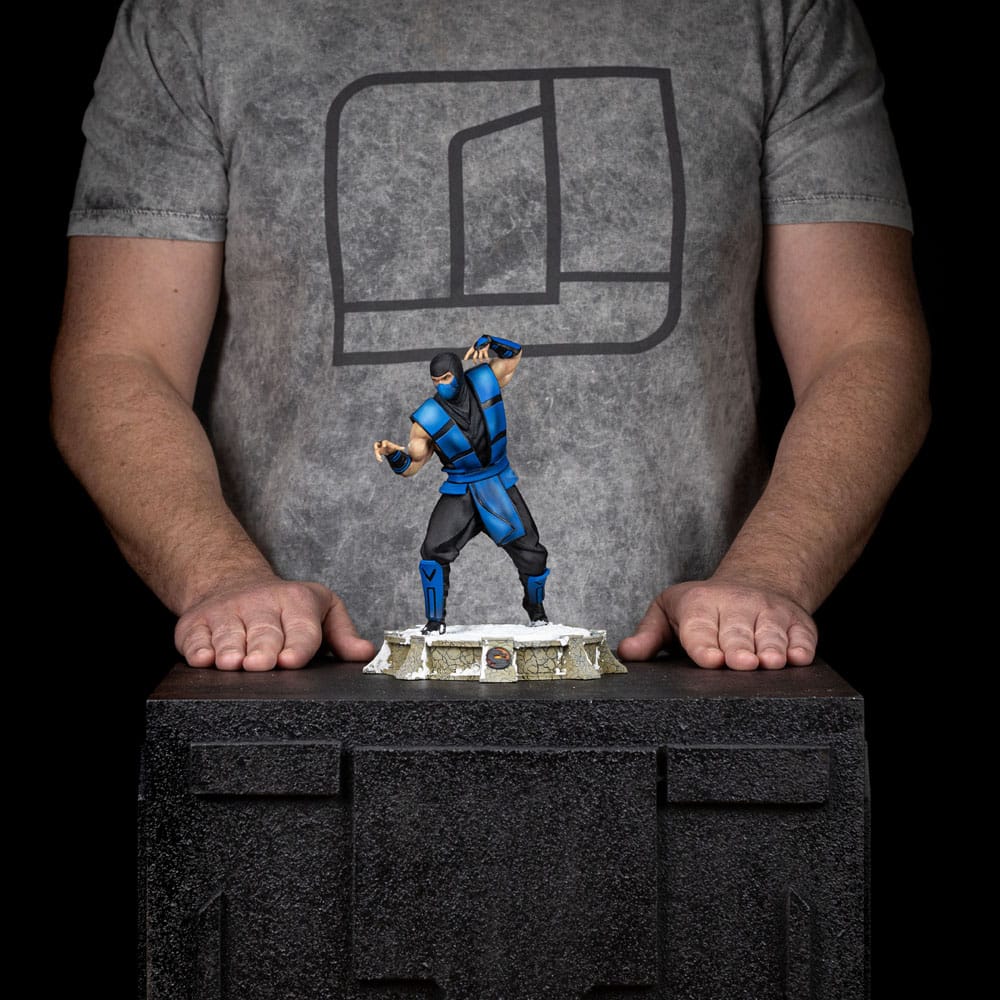🧪 LAB | SU ORDINAZIONE Mortal Kombat Art Scale Statue 1/10 Sub-Zero (Ninjas Collection) heo Exclusive 21 cm