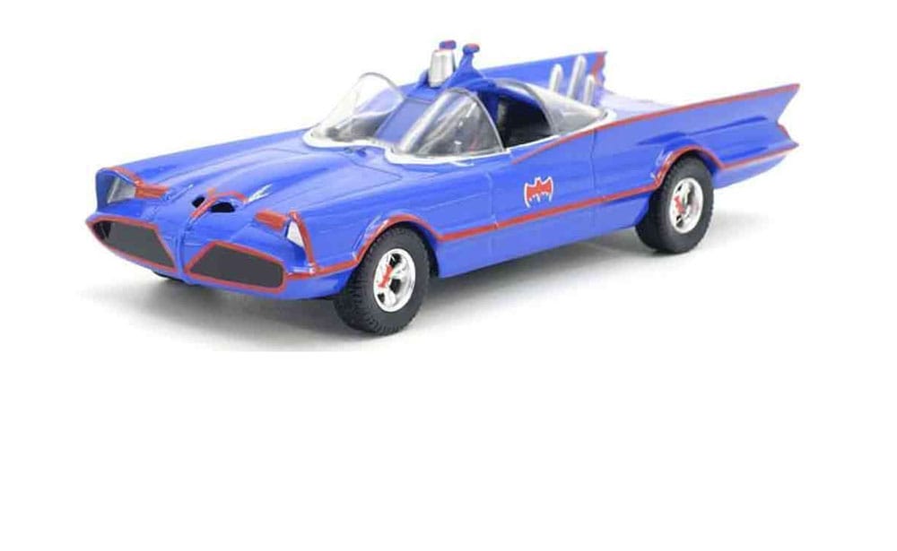 AUF BESTELLUNG GEFERTIGT Batman Klassische TV-Serie Diecast Modell 1/32 1966 Klassisches Batmobil Cartoon Ver.