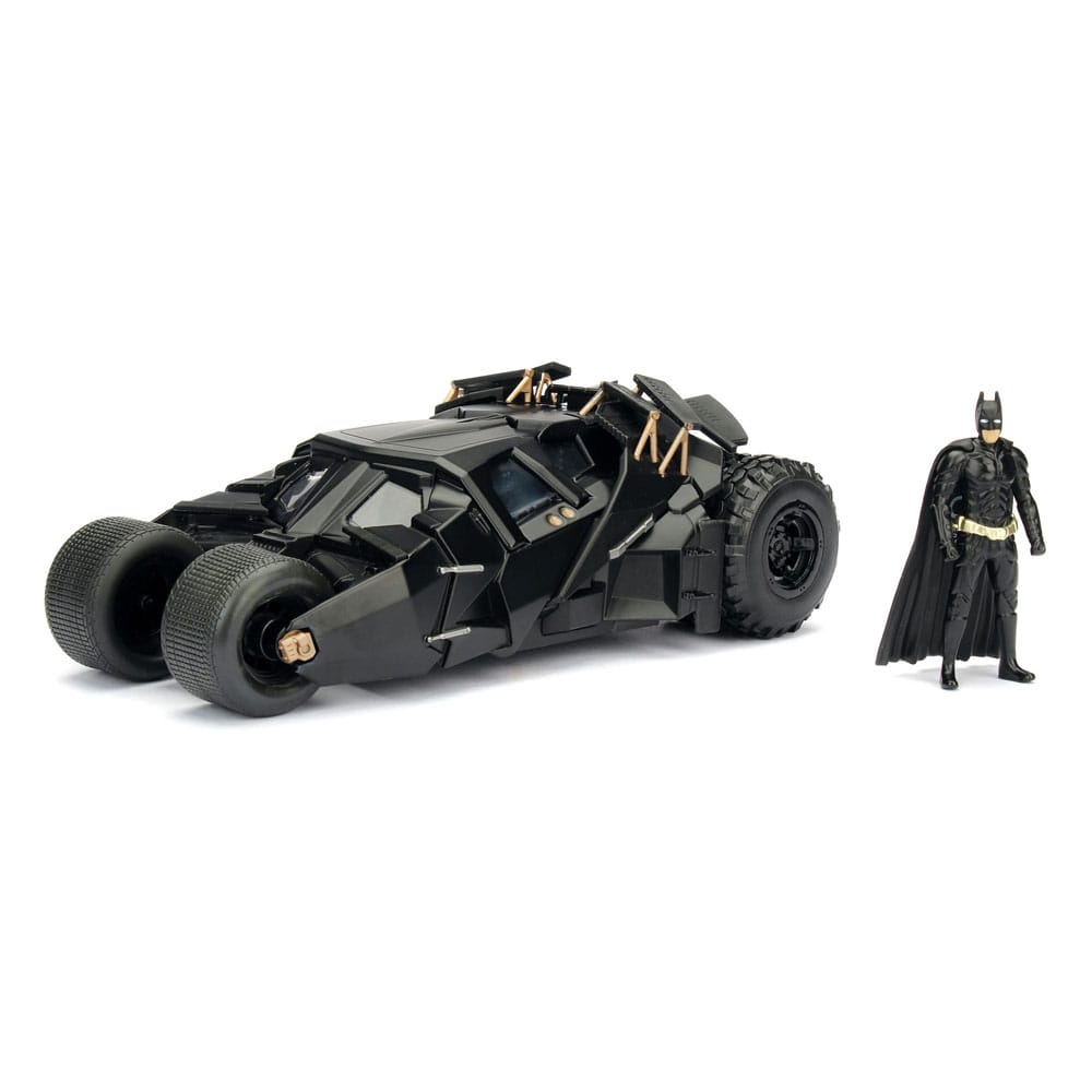 SU ORDINAZIONE DC Comics Diecast Model 1/24 Batman The Dark Knight Batmobile