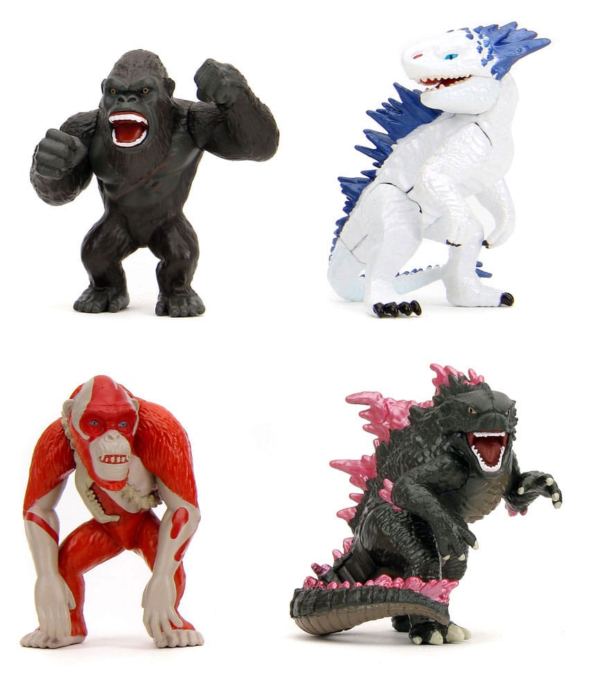 MADE TO ORDER Godzilla Nano Metalfigs Diecast Mini Figures 4-Pack Wave 1 4 cm *SPECIAL PRICE* SOLD OUT