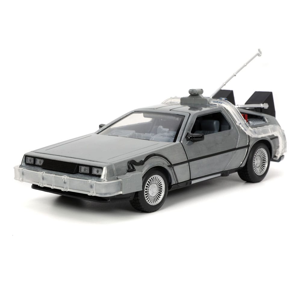 MADE TO ORDER Back to the Future Hollywood Rides Diecast Model 1/24 Back to the Future 1 Time Machine