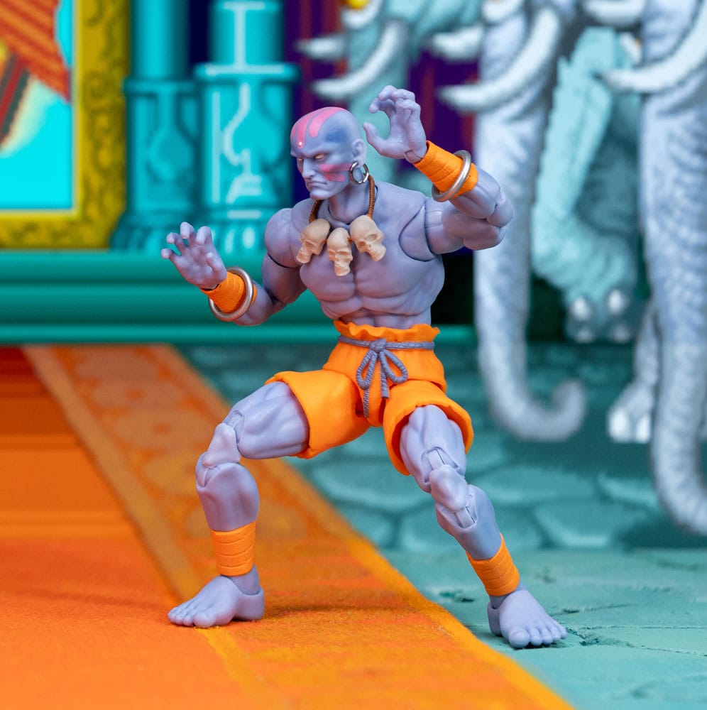 🧪 LAB | SU ORDINAZIONE Ultra Street Fighter II: The Final Challengers Action Figure 1/12 Dhalsim Deluxe 15 cm
