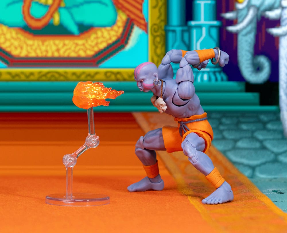 🧪 LAB | SU ORDINAZIONE Ultra Street Fighter II: The Final Challengers Action Figure 1/12 Dhalsim Deluxe 15 cm