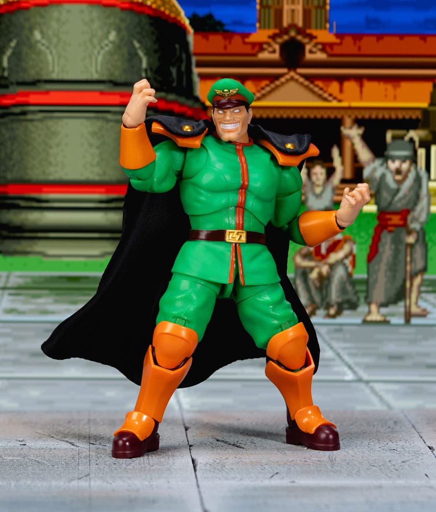 🧪 LAB | SU ORDINAZIONE Ultra Street Fighter II: The Final Challengers Action Figure 1/12 M. Bison Deluxe 15 cm