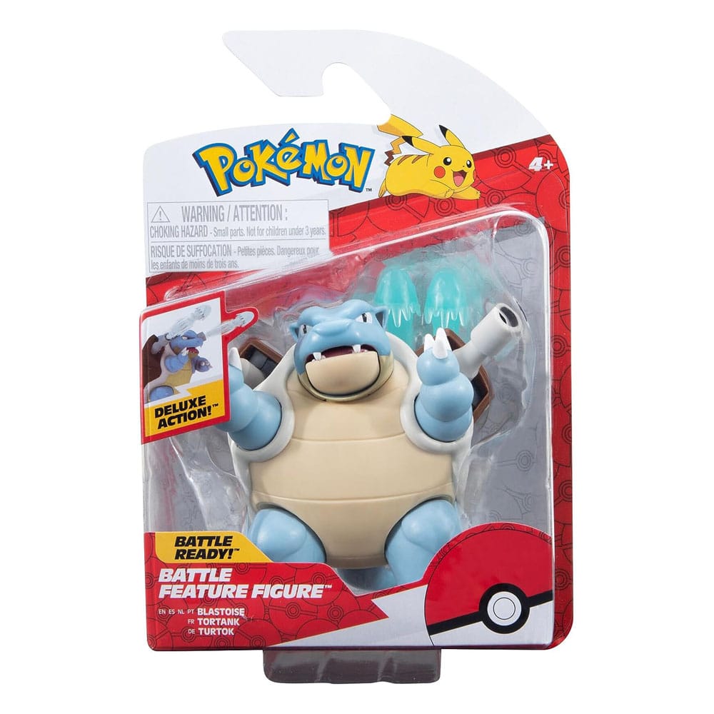 🧪 LAB | SU ORDINAZIONE Pokémon Battle Feature Figure Blastoise 11 cm