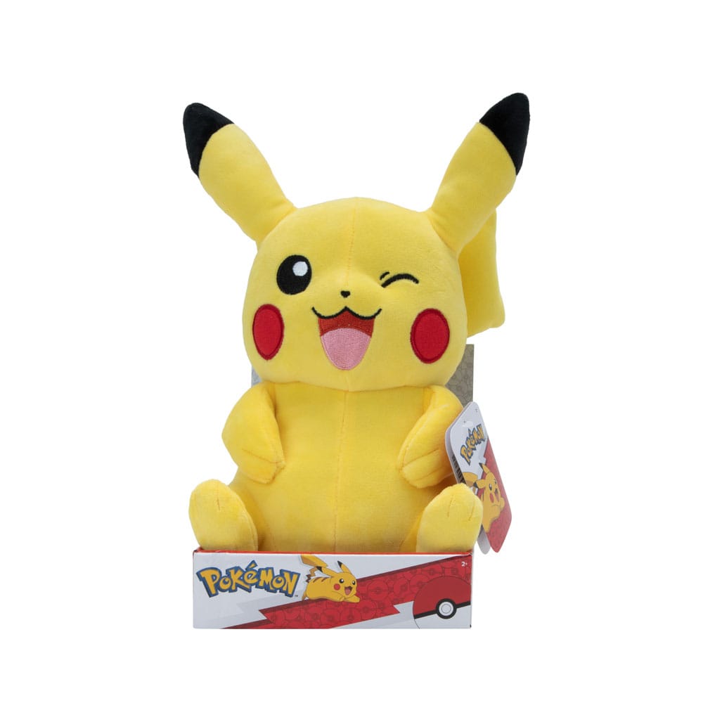 🧪 LAB | SU ORDINAZIONE Pokémon Plush Figure Pikachu Winking 30 cm