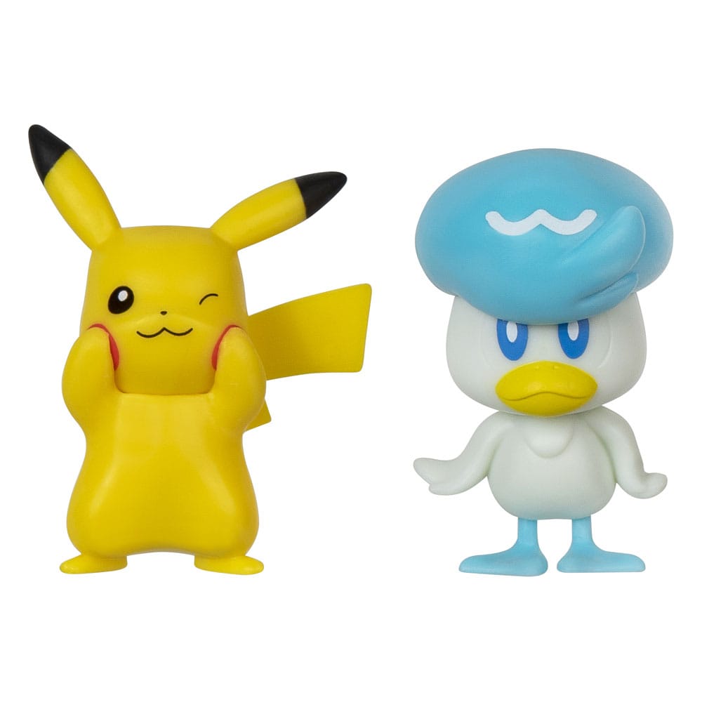 SU ORDINAZIONE Pokémon Gen IX Battle Figure Pack Mini Figure 2-Pack Pikachu & Quaxly 5 cm *PREZZO SPECIALE*