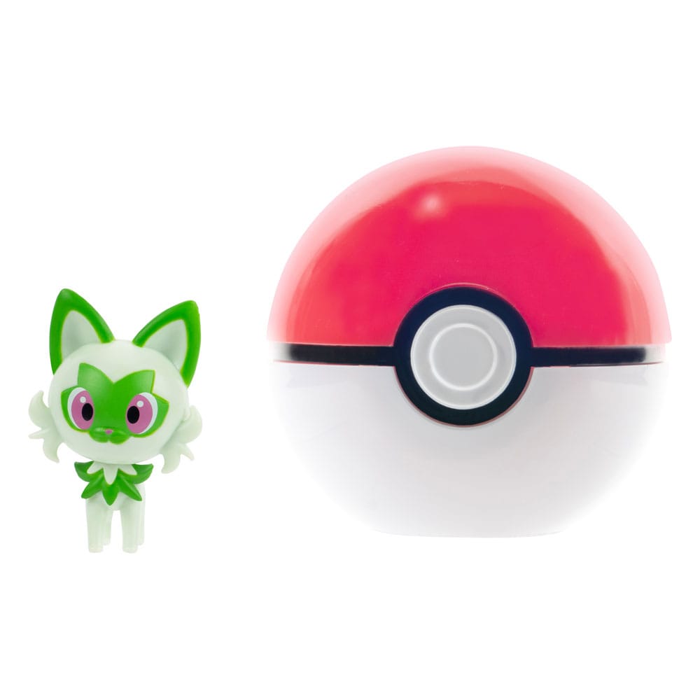 MADE TO ORDER Pokémon Clip'n'Go Poké Balls Sprigatito with Poké Ball