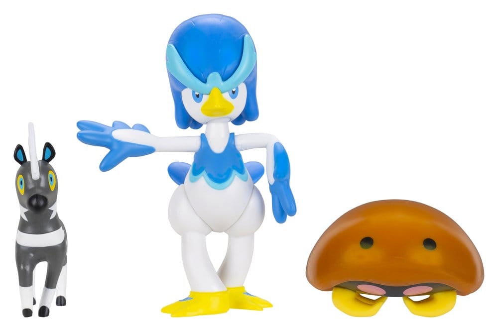 🧪 LAB | SU ORDINAZIONE Pokémon Battle Figure 3-Pack Blitzle, Kabuto & Quaxwell