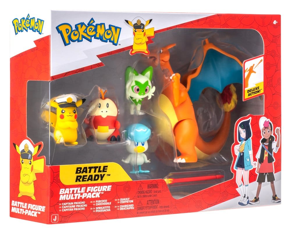 🧪 LAB | SU ORDINAZIONE Pokémon Battle Figure Action Figures 6-Pack Multi-Pack