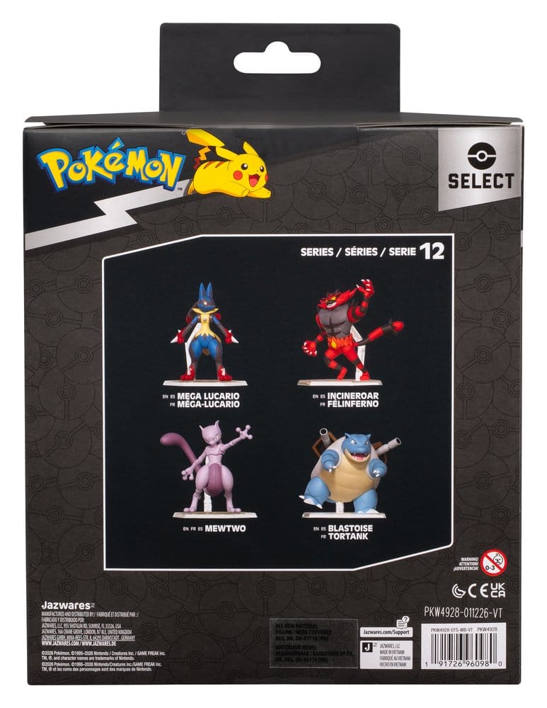 🧪 LAB | PREORDINE+ 11/2026 Pokémon Select Super-Articulated Action Figure Mega Lucario