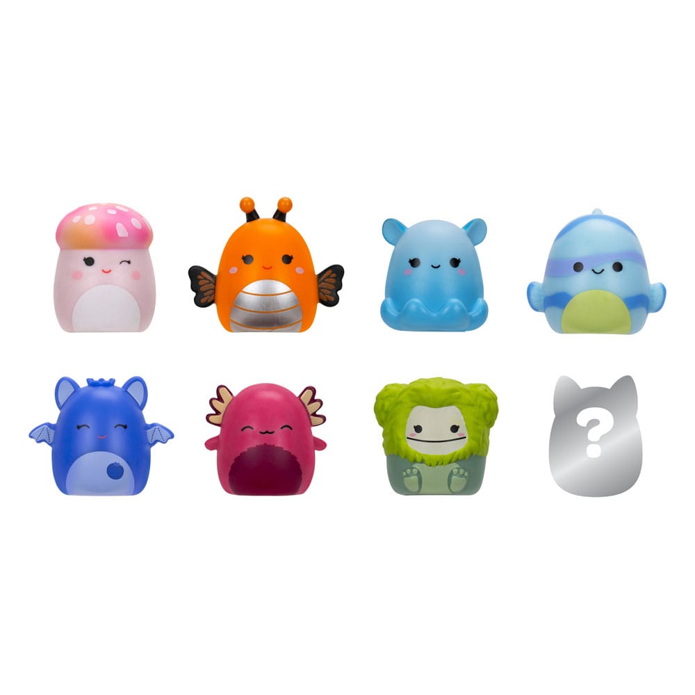 SU ORDINAZIONE Squishmallows Squish-a-longs minifigures Set of 8 Series 2 Style 2 2,5 cm