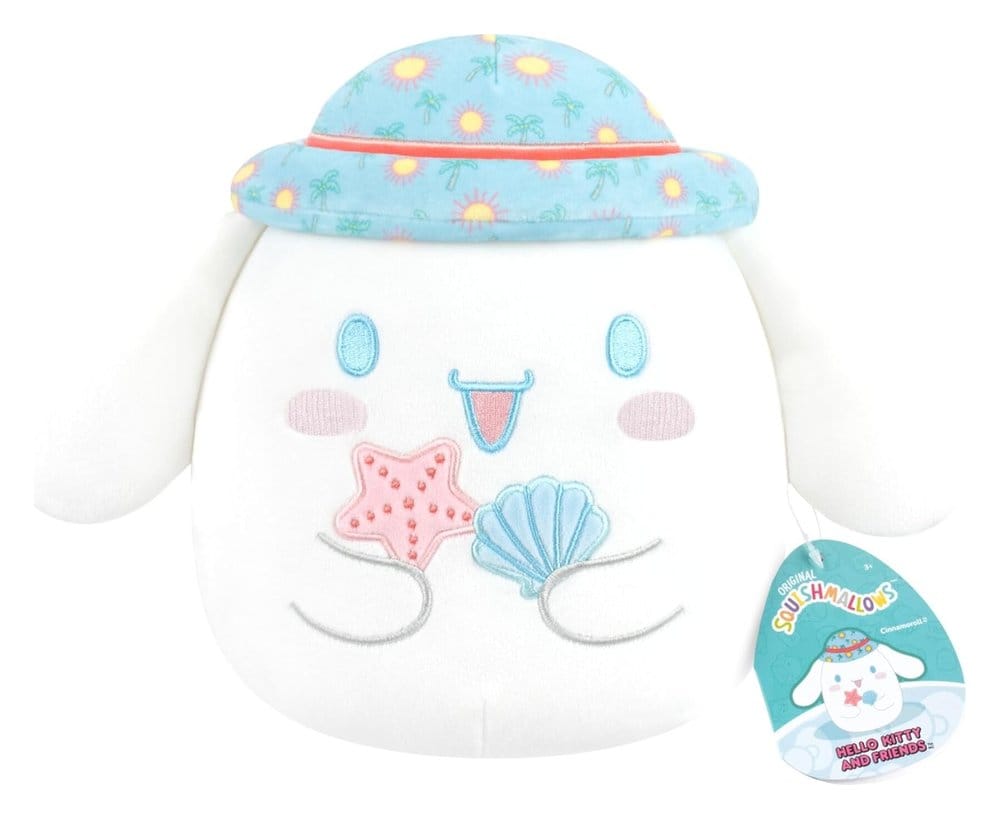 🧪 LAB | SU ORDINAZIONE Sanrio Squishmallow Plush Figure Hello Kitty and Friends Seize the Moment Cinnamoroll Hat 20 cm