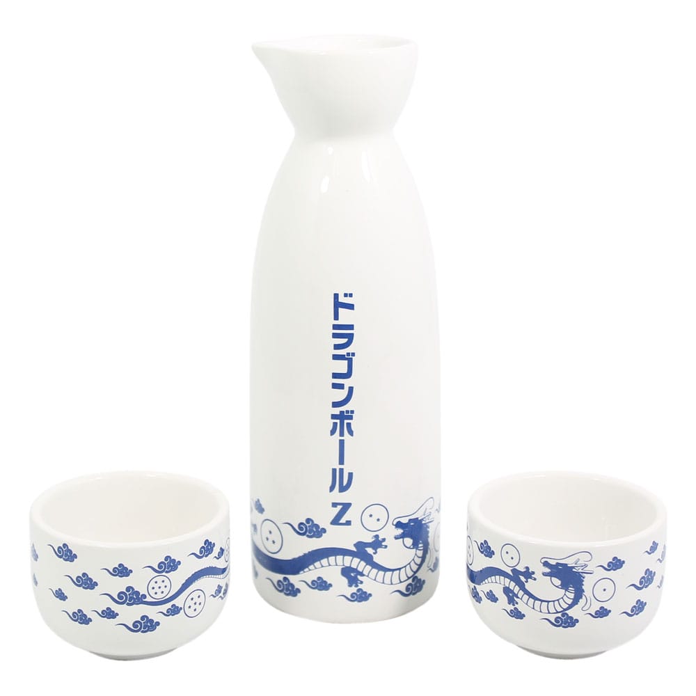 Dragon Ball Z Keramik-Sake-Set Blauer Shenron, AUF BESTELLUNG GEFERTIGT