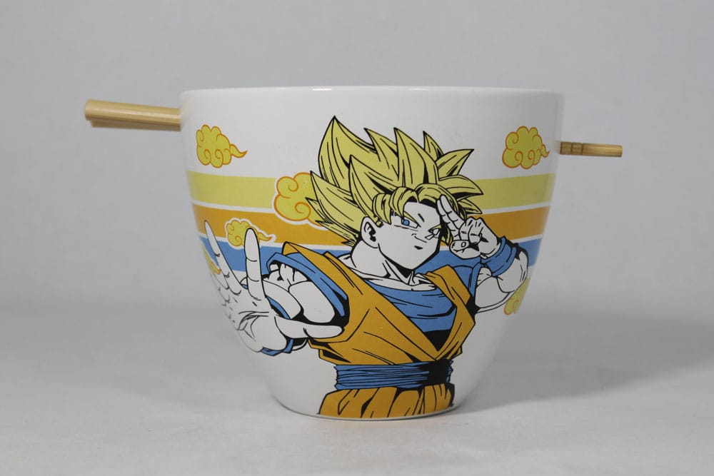 SU ORDINAZIONE Dragon Ball Z Ramen Bowl with Chopsticks Goku 473 ml