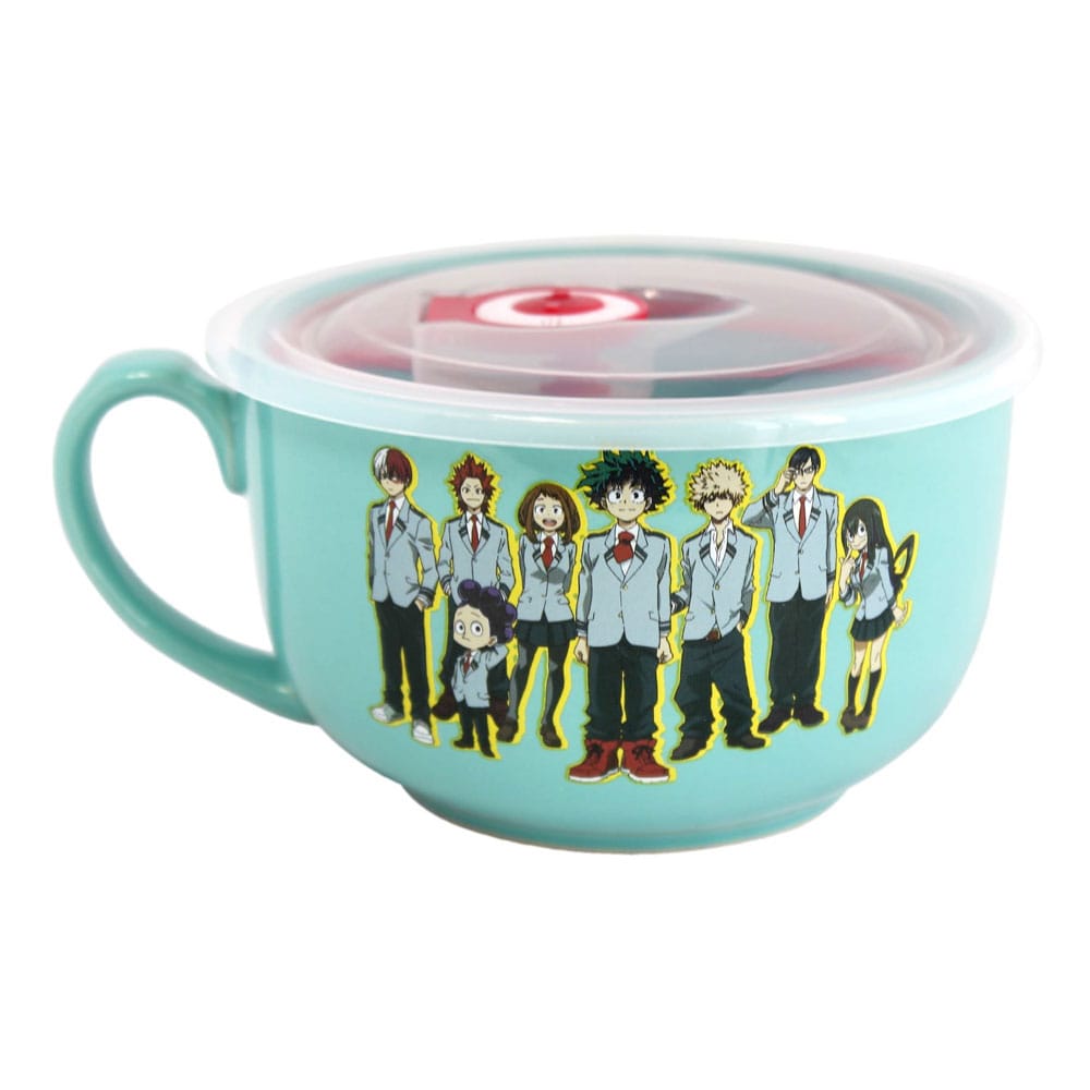 MADE TO ORDER My Hero Academia Ramen bowl with lid and handle UA 532 ml