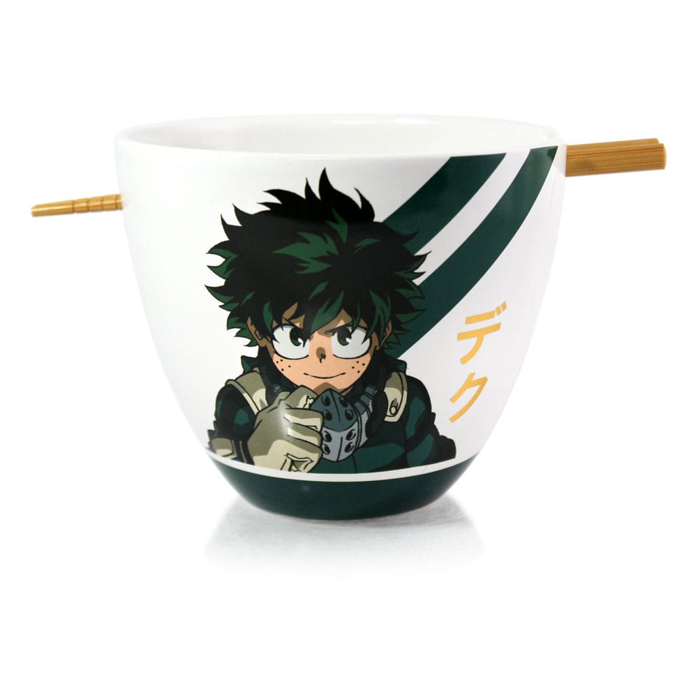SU ORDINAZIONE My Hero Academia Ramen Bowl with Chopsticks Izuku Midoriya 473 ml