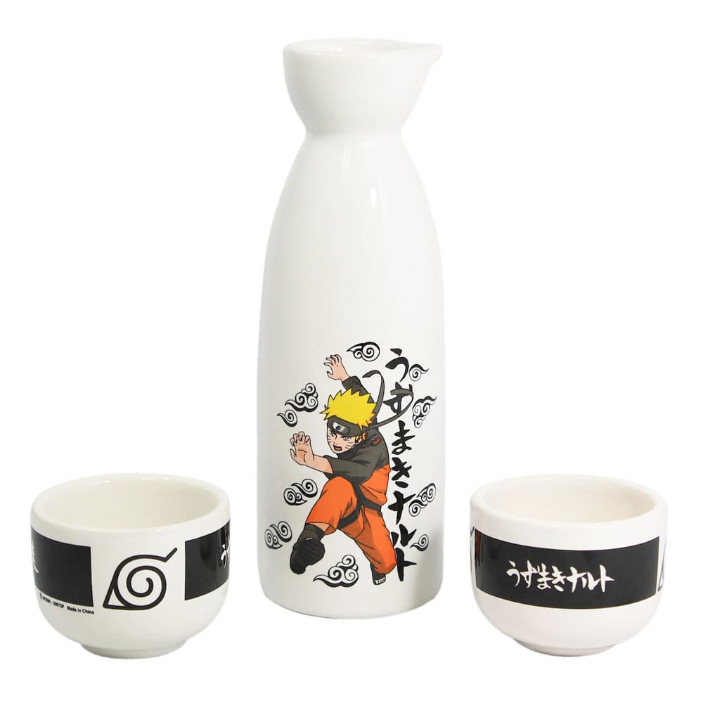 Auf Bestellung gefertigtes Naruto Shippuden Keramik-Sake-Set Naruto