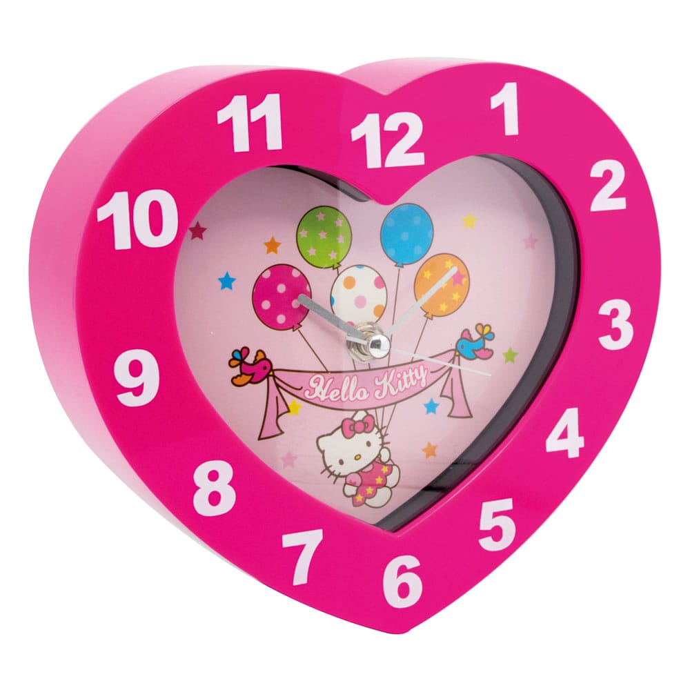 Sanrio Hello Kitty herzförmige Wanduhr *SONDERPREIS*