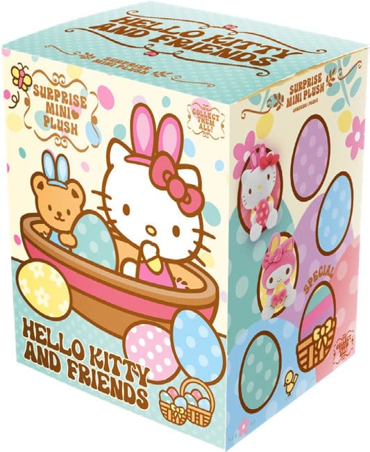 🧪 LAB | PREORDINE+ 05/2027 Sanrio Mini Plush Figures Hello Kitty and Friends Easter 12 cm Blind Box Display (12)