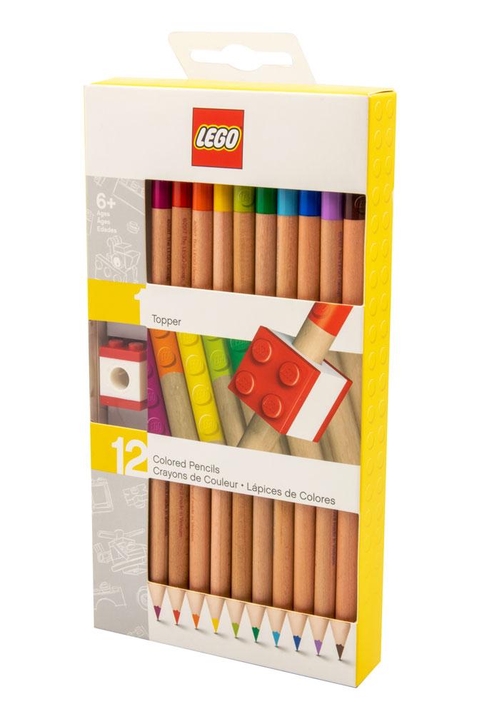 MADE TO ORDER LEGO Colored Pencil 12-Pack Topper