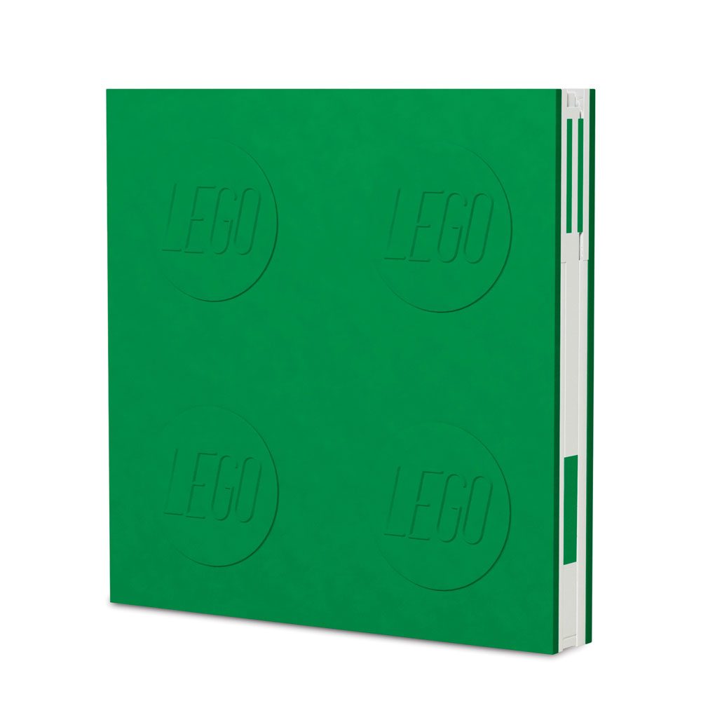 SU ORDINAZIONE LEGO Notebook with Pen Green