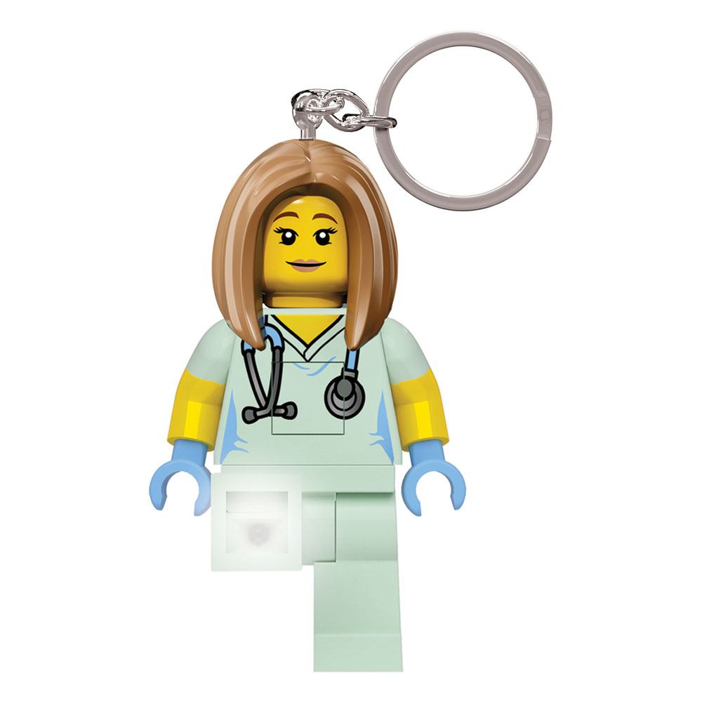 SU ORDINAZIONE LEGO Classic Light-Up Keychain Nurse 8 cm